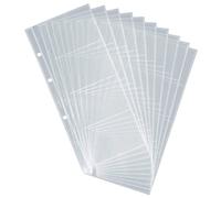 Durable 238719 Visifix Pochette Transparente 8 Cartes Compatible Reliure à Anneaux Sachet de 10
