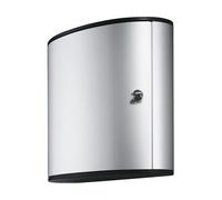 DURABLE Armoire à clés 195323 pour 54 clés — Serrure à clé — 6 porte-clés Key Clip — Argenté