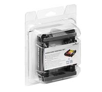 Durable Kit d'Impression Duracard ID300, Ruban et 100 Cartes, couleur | Ruban YMCKO haute résolution, impression sans bordure, format ISO 7810 CR80, pour badges et cartes d'identité