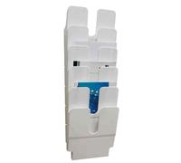 Durable Kit Présentoir Mural "Flexiplus 6" A4 Vertical Cap 23mm Blanc