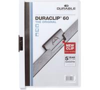 Durable - Klemmap Durable 2209 A4 PL/TR 6mm Blanc | 1 pièce | 25 pièces