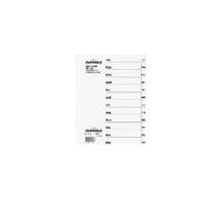 Durable kunststoff-register, monate, a4, januar - dezember 6114-02