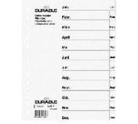 Durable Kunststoff-Register, Monate, A4, Januar Dezember
