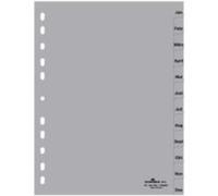 Durable kunststoff-register, monate, a4, januar dezember 6514-10 G