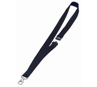 DURABLE Lacets textile pour porte-badge - Cordon avec fermeture de sécurité - Noir - Lot de 10
