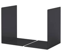 Durable Large Bookends Pack of 2 Book Holders in Black 160 x 220 x 160 mm (W