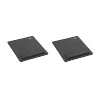 DURABLE Lot de 2 Tapis de souris ERGOTOP avec Repose-poignet Anthracite
