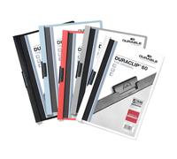 Durable Lot De 25 Chemises À Clip Duraclip Original 60, A4, Assortie