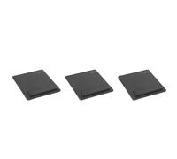 DURABLE Lot de 3 Tapis de souris ERGOTOP avec Repose-poignet Anthracite