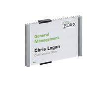 Durable Lot de 5 plaques de porte avec plaque en acrylique avec insert en carton 149 x 106 mm