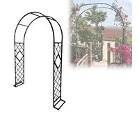 Durable Metal Garden Arch, 180x240cm & 200x240cm, Rose Support, Wedding Arbor, Flower Trellis, Outdoor Decor for Lawn & Garden, Sturdy Steel Archway