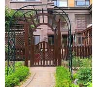 Durable Metal Garden Arch 180x240cm & 200x240cm - Rose Trellis, Flower Support, Wedding Arbor, Outdoor Garden Arbor for Lawn, Patio, Landscape Decor