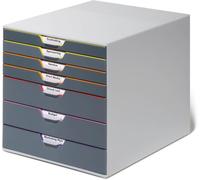 DURABLE Module de classement VARICOLOR 7 – 7 tiroirs – A4+ – Multicolore – 760727