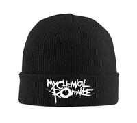 Durable My Chemical Romance Bonnet Chapeaux American Rock Band Bonnet Chapeaux Hommes Femmes Rétro Tricot Hat Automne Casquettes élastiques personnalisées pour Bonnet Chaud