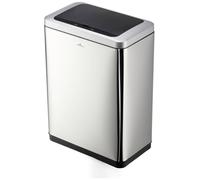 Durable NO TOUCH DUO 342423 Poubelle 40 l (l x H x P) 460 x 650 x 270 mm argent ouverture automatiqu