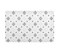 Durable Paillasson Hexagramme Flocon De Neige Tapis De Porte Indestructible Tapi Salle De Bain pour Intérieur Chambre Déco 40X60Cm