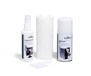 Durable PC CLEANING KIT Écrans/Plastiques Chiffons secs et humides et liquide de nettoyage d'équipement électronique - Kits de nettoyage pour ordinateurs (Chiffons secs et humides et liquide de nettoyage d'équipement électronique, Écrans/Plastiques)