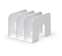 DURABLE Porte-revues TREND, plastique,3 compartiments, blanc Blanc G