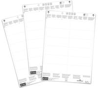 DURABLE Planches d'insertions 100x38 mm, 240 pc, Blanc, 102202