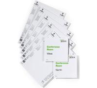 DURABLE Planches d'insertions 149x148.5 mm, 20 pc, Blanc, 485202