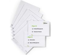 DURABLE Planches d'insertions 210x148.5 mm, 20 pc, Blanc, 485502