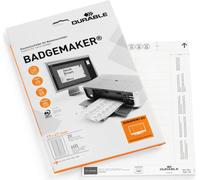 DURABLE Planches d'insertions BADGEMAKER® 17x67 mm, 600 pc, Blanc, 146102