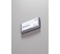 Durable 486037 Click Sign Plaque de Porte Et de Signalisation avec Cadre Profilé Plastique Coloris Gris Graphite Format Titre 149 x 52,5 mm