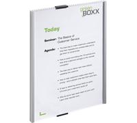 Durable Plaque de porte INFO SIGN - 4806 (l x H) 210 mm x 297 mm métallique, argent 480623