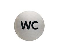 Durable - Plaque De Signalisation Metal "wc"