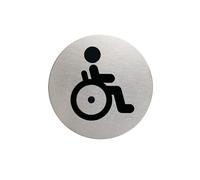 Durable - Plaque De Signalisation "toilettes Handicapes"