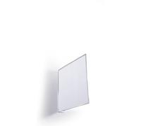 DURABLE - Plaque pour allée d'entrepôt 149 x 149 mm - Signalisation rayonnages, étagères et allées - Fixation adhésive - Facile à lire - Transparent - Boîte de 10 pièces - 185719