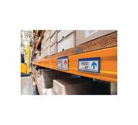 DURABLE Pochette à étiquettes l.150xH67 mm bleu magnétique