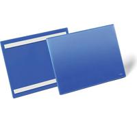 DURABLE Pochette adhésive A4 paysage, 50 pc, Bleu foncé, 179807