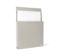 DURABLE - Pochette Affichage Magnétique A4 INFO BOX - Porte-Documents Mural Résistant - Fixation sur tableau blanc - Pour salles d'attente, salons professionnels, production - Gris - 1 pièce - 507310