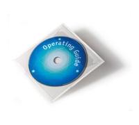 DURABLE Pochette autoadhésive POCKETFIX CD/DVD – transparent G