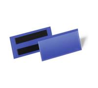 DURABLE Pochette pour étiquette aimantée 174107 Bleu 100 x 38 mm 50 pièces