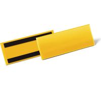 DURABLE Pochette magnétique 1/2 A5 paysage, 50 pc, Jaune, 175704