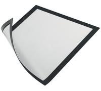 DURABLE Pochette murale DURAFRAME® Cadre d'affichage magnétique A4 - Fixation sur surfaces métalliques - Cadre noir - Sachet de 5