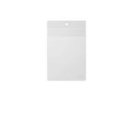 DURABLE - Pochette plastique A6 - Pour document A6 - Pochette affichage - Avec rabat - Pochette à suspendre - Sachet de 10 pièces - Transparent - 230219