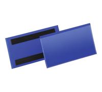 Durable Pochette pour étiquette aimantée 174207 bleu 150 mm x 76 mm