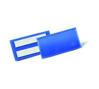 DURABLE Pochette pour étiquettes 175907 autoadhésive bleu foncé 113 x 53 x 1,7 mm