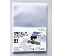 DURABLE Pochette transparente A4, sachet de 10, grainée