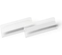 DURABLE Pochettes adhésives HARD COVER 100x38 mm, 10 pc, Transparent, 118019