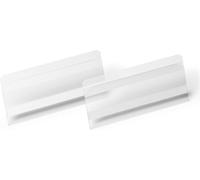DURABLE Pochettes adhésives HARD COVER 150x67 mm, 10 pc, Transparent, 118119