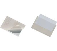 DURABLE Pochettes adhésives POCKETFIX® 90x57 mm sachet de 100, 100 pc, Transparent, 829319