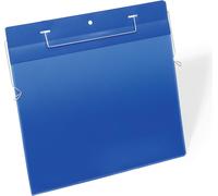 DURABLE Pochettes avec fil de suspension A4 paysage, 50 pc, Bleu foncé, 175407