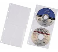 DURABLE Pochettes CD/DVD COVER S classable, 5 pc, Transparent, 520319