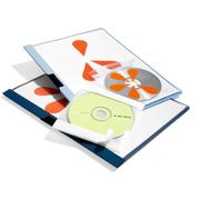 DURABLE Pochettes CD FIX auto-adhésives, 10 pc, Transparent, 521019