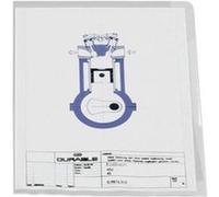 DURABLE Pochettes-coin, A4, en PP, 0,12 mm, transparent Transparent G