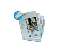 DURABLE Pochettes coins à onglets A4 en PP transparent - 3 compartiments